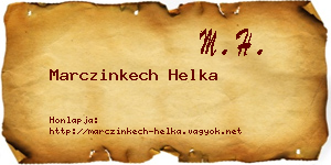 Marczinkech Helka névjegykártya